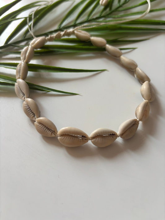 Collier coquillage ras de cou